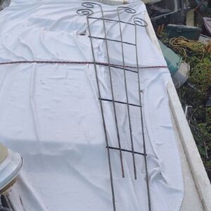 Decorative Green Metal Trellis